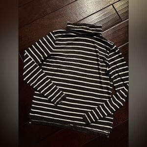 Madewell baker striped whisper turtleneck top Size XS